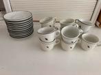 Espresso kop en schotels van Nespresso 11x + melkkannetje, Huis en Inrichting, Keuken | Servies, Keramiek, Ophalen of Verzenden