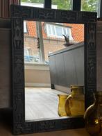 Spiegel met handgesneden randen van hout, Ophalen, Minder dan 50 cm, Zo goed als nieuw, Minder dan 100 cm