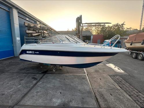 Askeladden 515 invader, Watersport en Boten, Speedboten, Gebruikt, 3 tot 6 meter, Benzine, Minder dan 70 pk, Polyester, Buitenboordmotor