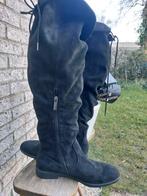 Tamaris hoge suede laarzen maat 38, Ophalen of Verzenden, Zo goed als nieuw, Bruin, Hoge laarzen