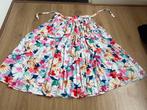 Copines kleurrijke wikkelrok bloemen wit roze blauw 40, Maat 38/40 (M), Wit, Ophalen of Verzenden, Zo goed als nieuw