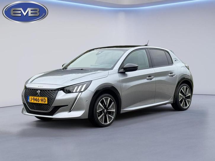 Peugeot E-208 EV GT 350 50 kWh, adaptief cruise control, pan, Auto's, Peugeot, Bedrijf, Te koop, ABS, Achteruitrijcamera, Adaptive Cruise Control