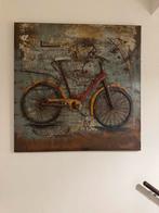 Metalen Schilderij - Fiets - 100x100cm - Nieuwstaat, Ophalen, Zo goed als nieuw