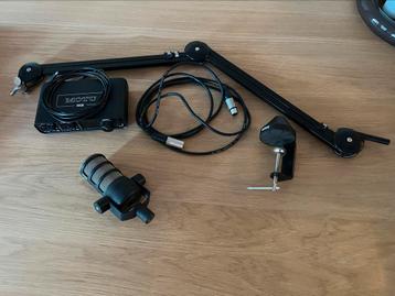 Rode PodMic | Motu M2 | Rode PSA1 | Podcast | Streamer audio beschikbaar voor biedingen