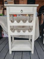Wijnrektafeltje voor 8 flessen, Ophalen, Gebruikt, Minder dan 50 cm