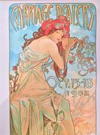 Grote ALPHONSE MUCHA Lente Jugendstil kunst Poster, Ophalen of Verzenden, Nieuw, A1 t/m A3, Film en Tv