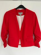 Rode H&M Blazer - Maat 36 (S), H&M, Ophalen of Verzenden, Zo goed als nieuw, Jasje