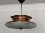 Vintage space age hanglamp, Ophalen, Gebruikt, Glas, Vintage