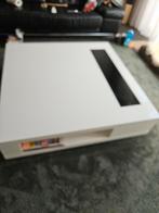 Designer  witte  salontafel, 120 x120x 33 cm, Ophalen, Gebruikt, 50 tot 100 cm, 50 tot 100 cm