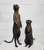 STOKSTAART / 2 STUKS/ STAAN EN ZITTEND MODEL / SETPRIJS, Ophalen of Verzenden, Beeldje of Figuurtje
