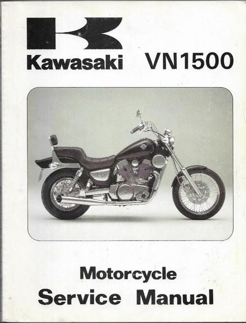 Kawasaki VN1500 Service Manual 1987-1996 (4936z), Motoren, Handleidingen en Instructieboekjes, Kawasaki, Ophalen of Verzenden