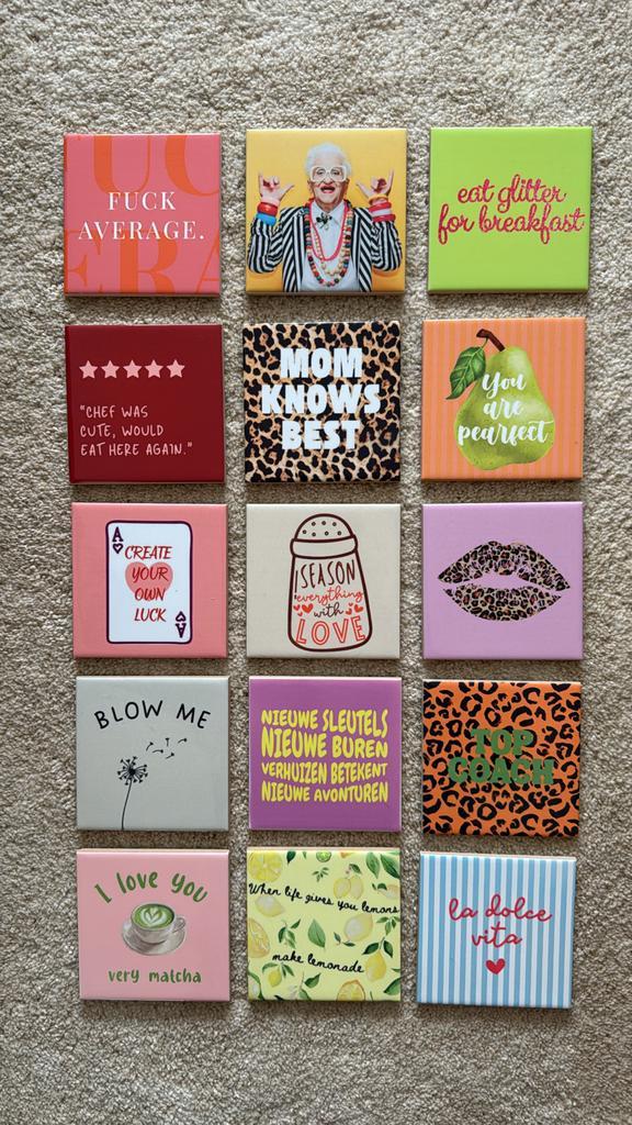 Tegeltje op maat met Spreuk of Eigen Ontwerp, Antiek en Kunst, Antiek | Wandborden en Tegels, Ophalen of Verzenden