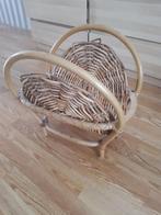 Retro rotan lectuurbak, Huis en Inrichting, Ophalen of Verzenden, Zo goed als nieuw