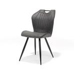 Eetkamerstoel Cobra stof soft antraciet | Webshop, Huis en Inrichting, Stoelen, Modern design, Overige kleuren, Nieuw, Ophalen of Verzenden