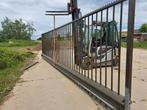 Automstische schuifpoort, Tuin en Terras, Tuinpoorten, Ophalen, Gebruikt, 200 cm of meer, Schuifpoort