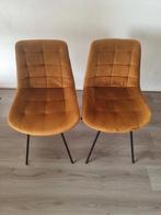 Velvet Eettafelstoelen, Huis en Inrichting, Stoelen, Ophalen of Verzenden, Zo goed als nieuw, Vier