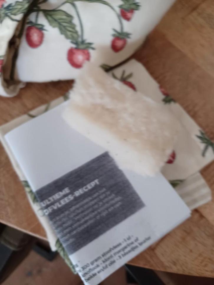 Ecostoof gevuld met zuiver scheerwol. Handig in het noodpakk, Huis en Inrichting, Keuken | Potten en Pannen, Nieuw, Ophalen of Verzenden