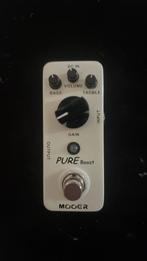 mooer pure boost pedaal., Muziek en Instrumenten, Effecten, Ophalen of Verzenden, Zo goed als nieuw