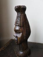 mooi uit zwaar coromandel hout gesneden beeld 27,5 cm, Antiek en Kunst, Ophalen of Verzenden