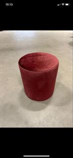 Velours Poef - Stijlvol en Comfortabel, Minder dan 50 cm, Gebruikt, Rond, Minder dan 50 cm