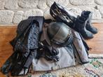 Complete set motorkleding motoroutfit motorpak motorhelm, Motoren, Tweedehands