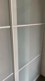 Ikea 2  Pax deuren met glaspanelen 234x75 cm, Gebruikt, 200 cm of meer, Glas, Met deur(en)