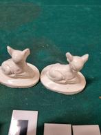 beeldjes herten wit 2x [b169], Diversen, Kerst, Ophalen of Verzenden, 'T Olde Gre-j, Info@toldegrej.nl, Endepoelstraat 20f Didam