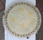 Plafondlamp - Hanglamp, Huis en Inrichting, Lampen | Hanglampen, Ophalen of Verzenden, Zo goed als nieuw, Glas, Minder dan 50 cm