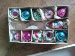 Doos nr groen 1 zijn 12 oude glazen kerstballen, Ophalen of Verzenden, Gebruikt