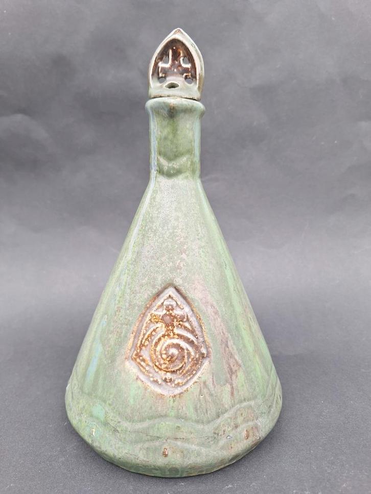 Wijwaterkruik keramiek Royal Goedewagen  1927, Antiek en Kunst, Antiek | Keramiek en Aardewerk, Ophalen of Verzenden