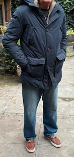 McGregor winterjas heren donkerblauw mt 50 van dons, Zo goed als nieuw, Verzenden, McGregor, Maat 48/50 (M)