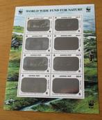 Mongolië, WWF vel hologramzegels Przewalski paarden, Verzenden, Postfris, Dier of Natuur