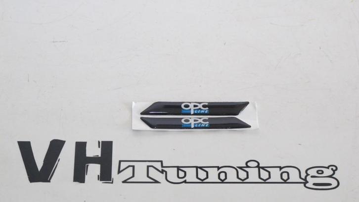 Opel OPC line logo stuur/verlgen of dashboard 2 stuks, Auto diversen, Tuning en Styling, Ophalen of Verzenden