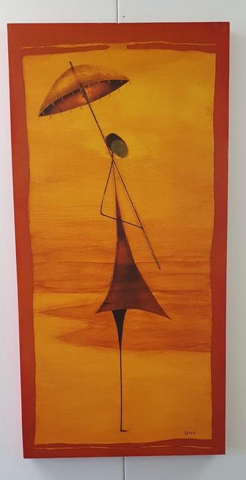 Schilderij  Ona beschikbaar voor biedingen
