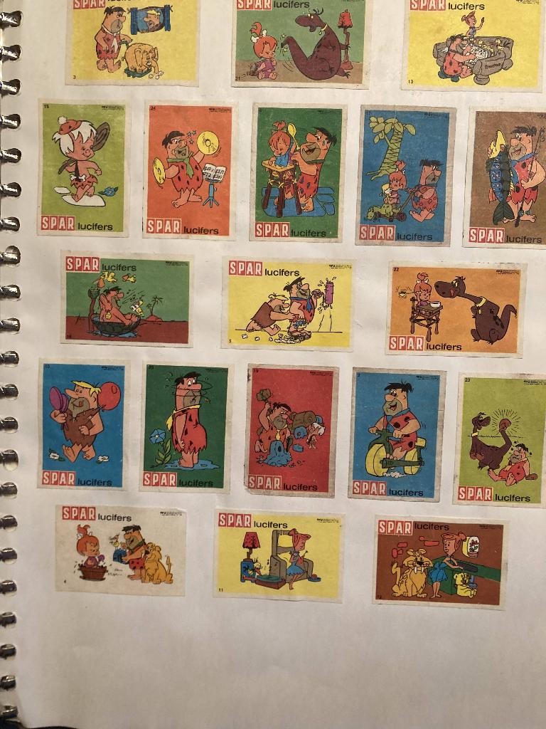 Lucifermerken Flinstones, Ophalen of Verzenden, Gebruikt, Luciferdoosjes of -merken