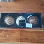 Gedecoreerde glazen kerstballen dia 8 cm, Diversen, Kerst, Ophalen of Verzenden