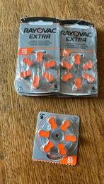 Rayovac extra batterijtjes 9 ssts van 6 PR48 13, Ophalen of Verzenden, Zo goed als nieuw