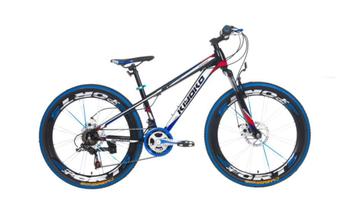 Mountainbike Kiyoko 24 Of 26 inch 7 versnl. blauw Jongen