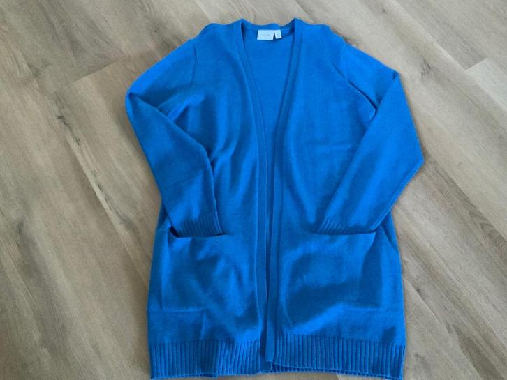 Super leuk losvallend vest Vila XL, Kleding | Dames, Truien en Vesten, Nieuw, Maat 46/48 (XL) of groter, Blauw, Verzenden