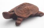 Vintage houten hand gesneden Schildpad, Antiek en Kunst, Ophalen of Verzenden