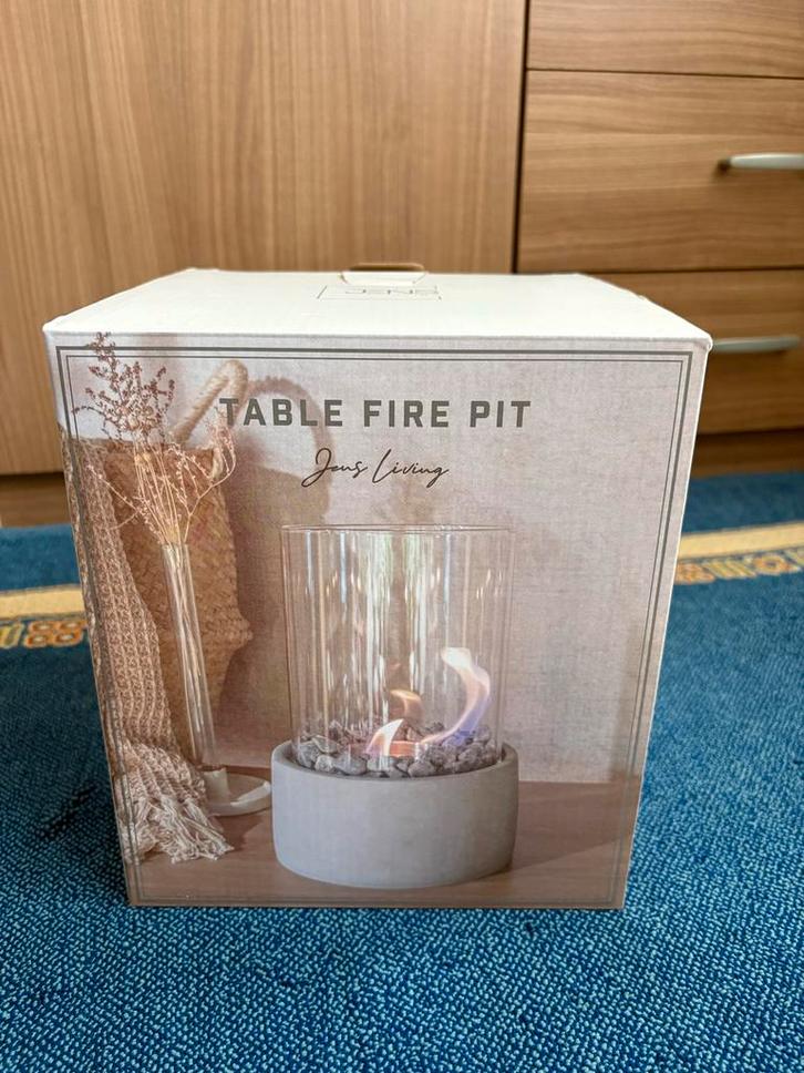 Tafel Fire Pit - Sfeervolle Vuurtafel, Tuin en Terras, Tuinhaarden, Nieuw, Ophalen