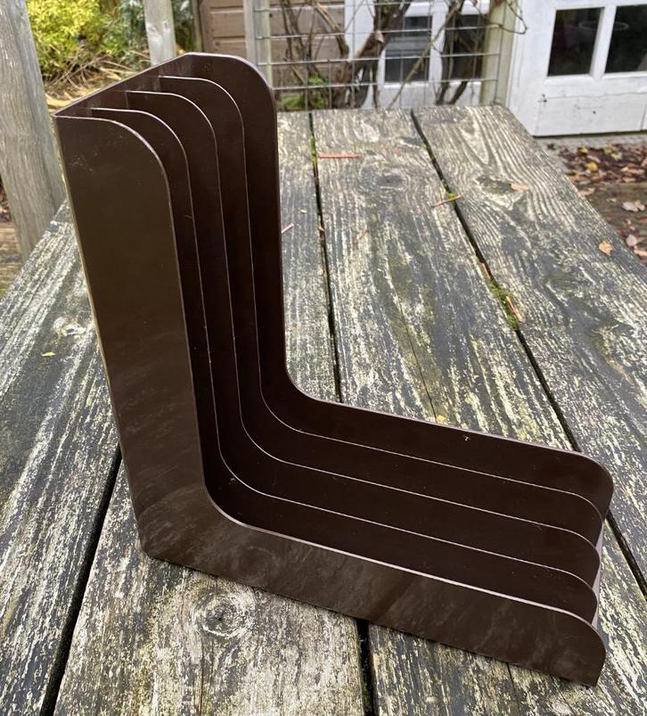 Leuk LP Rek - vintage retro platenbak Vinyl houder platenrek, Cd's en Dvd's, Vinyl | Overige Vinyl, Gebruikt, 12 inch, Ophalen of Verzenden