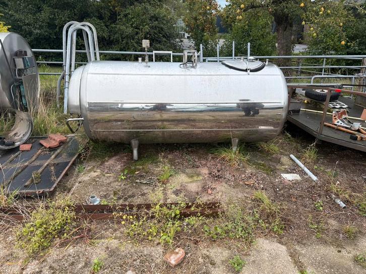 Melk tanken muller, Doe-het-zelf en Verbouw, Buizen en Afvoer, Zo goed als nieuw, Overige typen, Rvs, Minder dan 2 meter, 80 mm of meer