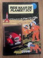 Citroen 2CV Kuifje Reis naar de Planeet 2CV strip autofolder, Ophalen of Verzenden, Gelezen, Citroën