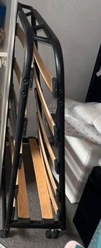 Logeerbed, Huis en Inrichting, Slaapkamer | Bedden, Ophalen, Eenpersoons, Metaal, 90 cm