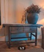 Robuuste sidetable - Hoffz interieur stijl, 100 tot 150 cm, Ophalen of Verzenden, Zo goed als nieuw, 25 tot 50 cm