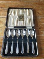 6 verzilverde thee /koffie lepeltjes, par plate €12.50 incl, Ophalen of Verzenden