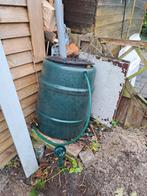 Regentonen met kraantje, Ophalen, Kunststof, Gebruikt, Met kraantje