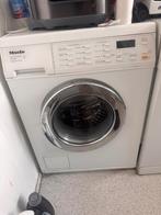 Wasmachine Miele  W3933 + Wasdroger AEG, Ophalen, Gebruikt, Voorlader, 85 tot 90 cm