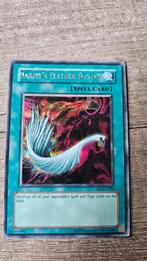 Yu gi oh harpie's feather duster, Ophalen of Verzenden, Zo goed als nieuw, Losse kaart, Foil